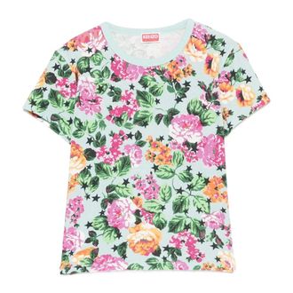 Kenzo T-Shirts, female, Multicolor, Size: XS Floral T-shirt