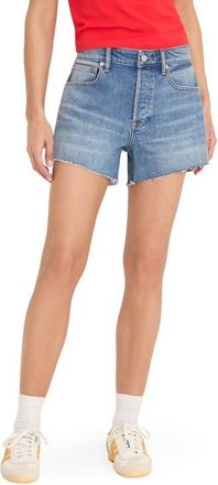 Good American Cutoff Denim Shorts in Indigo1262 at Nordstrom, Size 00