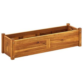 vidaXL Garden Raised Bed Acacia Wood 39.4x11.8x9.8, 42566