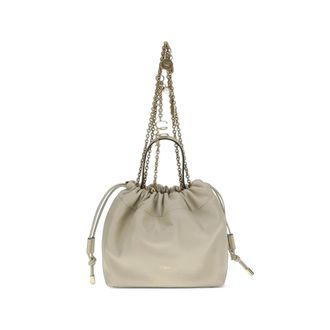 Chlo&eacute; Small Icons Shoulder Bag With Chain In Soft Leather