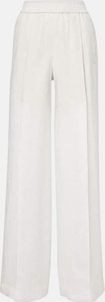 Brunello Cucinelli Linen wide-leg pants
