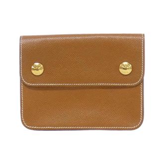 Herm&egrave;s Brown Gold Courchevel Leather Fanny Pack Pochette (Pre-Owned)