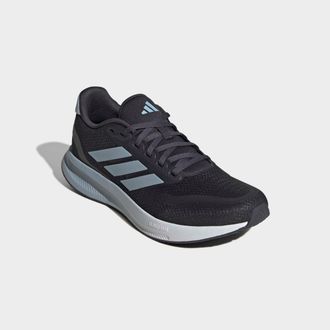 adidas Laufschuh ADIDAS PERFORMANCE RUNFALCON 5, Herren, Gr. 42,5, weiss (carbon, wonder blau, cloud wei&szlig;), Synthetik, Textil, Schuhe Laufschuh