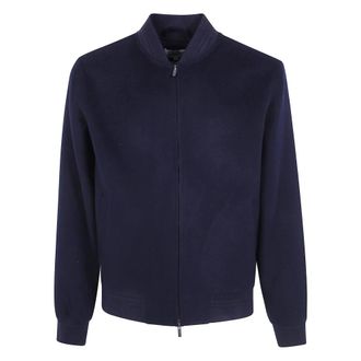 MC2 Saint Barth Camden wollen bomberjack - Heren - Jassen - Blauw - Maat: XL Wol