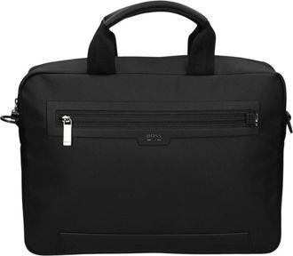 HUGO BOSS Cullen Schoudertas - Heren - Laptoptassen - Zwart - ONE Size - Tassen