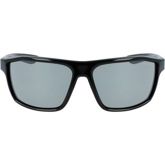 Nike Legend 65mm Multi-Sport Sunglasses in Black/grey/silver Flash at Nordstrom Rack
