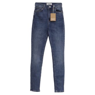 Reformation Skinny-Fit Jeans in Blue Cotton