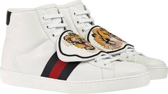 Gucci Tiger Patch Ace High Tops Size 38