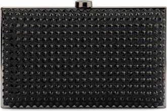 Olga Berg Manuela Hotfix Frame Clutch in Black at Nordstrom