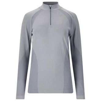 ENDURANCE Halen Seamless Midlayer Funktionsshirt f&uuml;r Damen | grau