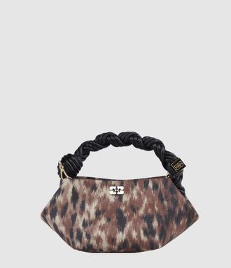 Ganni Sac Mini Bou Taffeta Burro