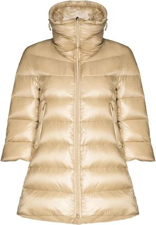 Herno Beige Casual Donsjas - Dames - Dons jassen - Beige - XS - Nylon - Jassen