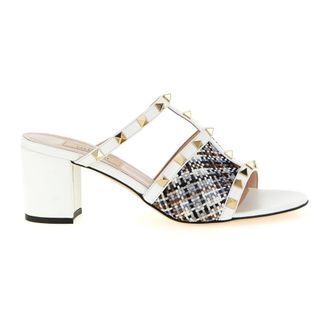 Valentino Garavani Dames, Schoenen, Wit, Maat: 41 EU Katoen