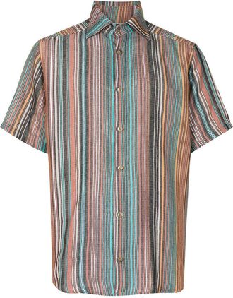 Amir Slama jacquard T-shirt - men - Cotton/Polyester - PP - Multicolour