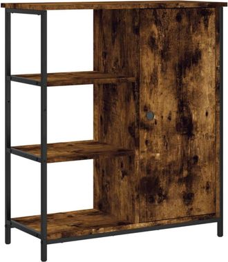 vidaXL Vidaxl - Aparador de madera de ingeniería roble ahumado 70x30x80 cm