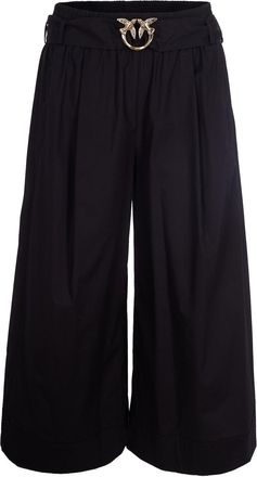 Pinko Bermuda Shorts with Gathered Waistband
