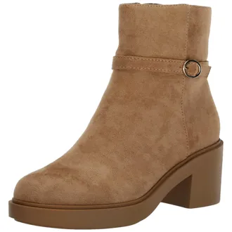 Anne Klein Fenix Ankle Boot Dark Natural FENI01F9-251 Womens