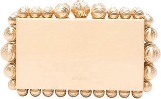 Cult Gaia EOS Metal Clutch - Dames - Clutches - Geel - ONE Size - Tassen