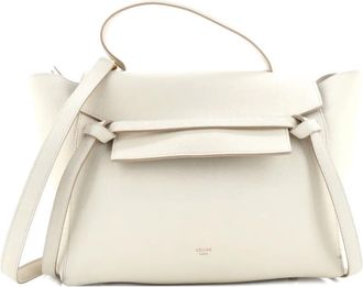Celine Belt Bag Textured Leather Mini shoulder bag - Beige