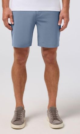 Mizzen+Main Helmsman Flat Front Performance Golf Shorts in Dark Slate at Nordstrom, Size 36 X 9