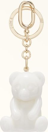 Furla Allegra Portachiavi Marshmallow Bianco Plexiglass Lucido Donna