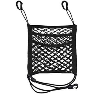 OEM Rete Portaoggetti Per Auto Msbd, Rete Di Protezione Per Auto, Organizer A Rete A 2 Strati Per Auto, Tasca A Rete Per Schienale Sedile, Barriera Di Sto