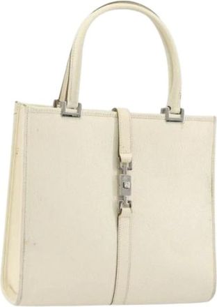 Gucci Pre-owned Handbags, female, Beige, Size: ONE SIZE Pre-owned Vintage Hand Bag
