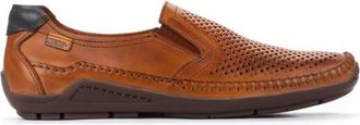 Pikolinos Met de hand gestikte leren loafer voor heren - Heren - Loafers - Bruin - 40 EU - Leer - Schoenen