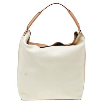 Carolina Herrera Pre-owned Handbags, female, White, Size: ONE SIZE Pre-owned Leather handbags