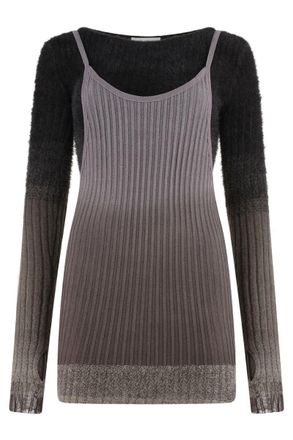 The Attico Ribbed Knit Dress