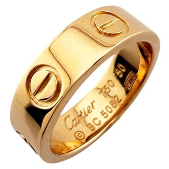 Cartier Pink Gold Pink Gold (18K) Band Ring (Pre-Owned)