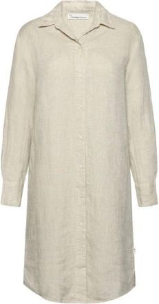 Knowledge Cotton Apparel Classic Linen Dress Kleid für Damen | beige