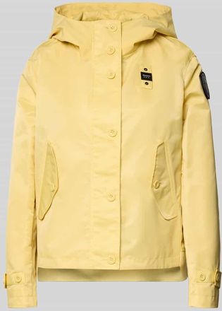 Blauer Regular Fit Jacke mit Logo-Detail Modell Marcela in GELB, Gr&ouml;&szlig;e XL