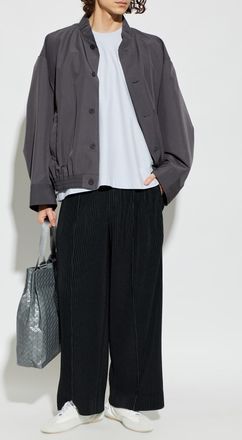 Homme Pliss&eacute; Issey Miyake Oversize T-shirt, Mens, Blue