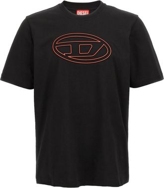 Diesel Black T-Adjust-Bigoval T-shirt