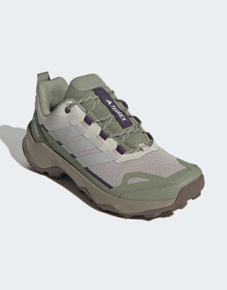 adidas Terrex Skychaser ax5 - Scarpe da trekking beige/grigio due/verde tenda-Neutro