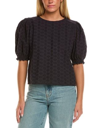 Velvet Velvet By Graham & Spencer Dalyn Short Sleeve Woven Top
