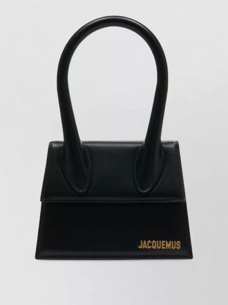 Jacquemus le chiquito moyen leather clutch bag