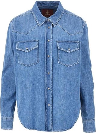Dondup Esibizionista Capsule Collection denim shirt Woman 38