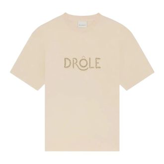 Dr&ocirc;le de Monsieur Drole Ajour&eacute; Tee - male - Drole de Monsieur - T-Shirts - Beige - M - Tops