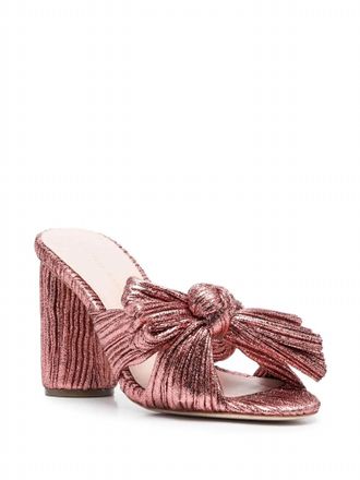 Loeffler Randall Womens Penny Knot Heel Sandal In Pink