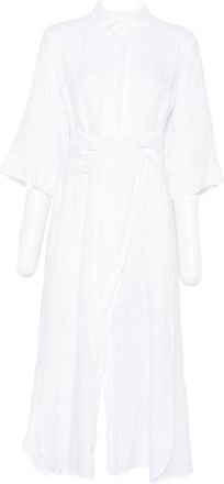 Archivio 67 Archivio 67 Womens Linen Chemisier Dress