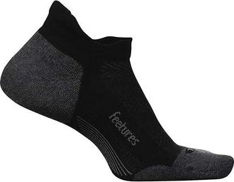 Feetures Elite Max Cushion No Show Tab No Show Socks Shoes Black 1 : MD (US Mens Shoe 6-8.5 - Womens Shoe 7-9.5), Spandex/Polyester/Nylon