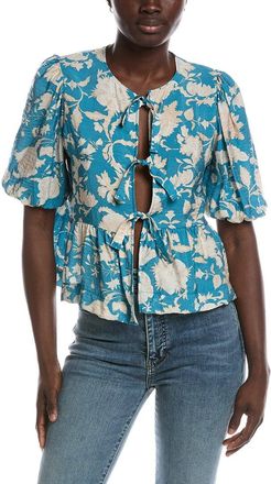 Renee C Renee C Puff Sleeve Top