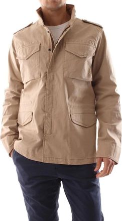 40weft Field Jacket - Heren - Zomerjassen - Beige - M - Katoen - Jassen