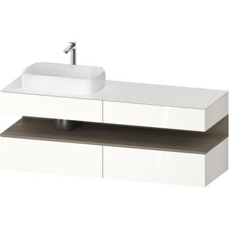 Duravit Qatego Consola Mueble Bajo Lavabo, 2 Extensiones, 2 - Duravit