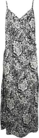 Think Polyester Damesjurk - Dames - Maxi kleedjes - Grijs - XL - Polyester - Kleedjes