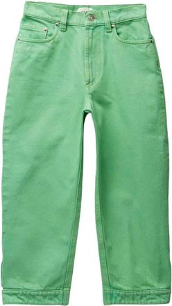 Versace Pale Green Straight Regular Jeans