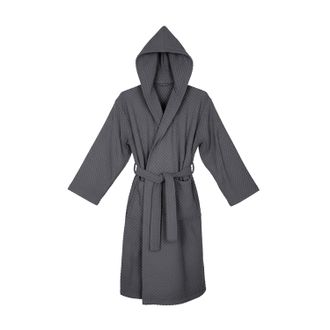 KASANOVA Accappatoio spugna L/XL grigio Check