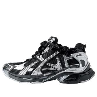 Balenciaga Runner Sneaker Black Silver 772774W3RMU1100